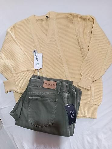 Ostale pantalone: NA-KD ženske pantalone – model: Panel Denim/Utility Style - Brend — 4