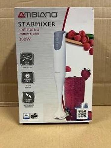 Blenderi, mikseri: Ambiano štapni mikser 300 W - Snaga motora: 300 W - Dve brzine rada — 8