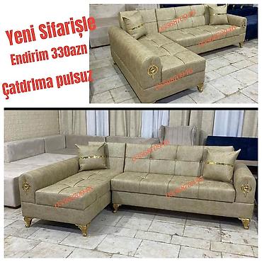 Divanlar: Künc divan, Yeni, Parça, Şəhərdaxili pulsuz çatdırılma — 6