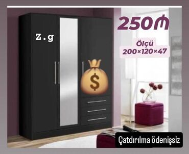 Komodlar: Qarderob, paltar dolabı, Yeni