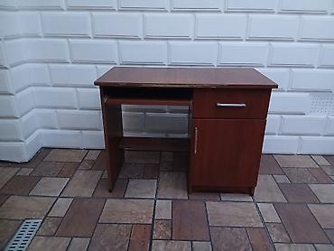 mdf laminat: Düz masa, Polkalı, Siyirməli, MDF — 1