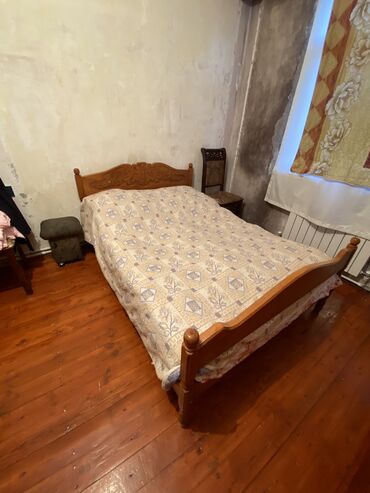 железная кровать: Б/у, Двуспальная кровать, С подъемным механизмом, С матрасом, Без выдвижных ящиков, Азербайджан
