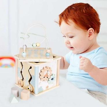 ruski deda mraz: DRVENA EDUKATIVNA KOCKA SORTER – ECO TOYS Šifra proizvoda: Opis: - — 1