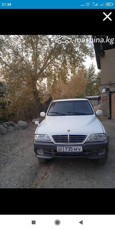 с номерами: Ssangyong Musso: 1999 г., 2.3 л, Механика, Дизель, Внедорожник — 1