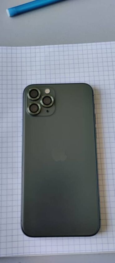 обмен на iphone 11: IPhone 11 Pro, Колдонулган, 256 ГБ, Коргоочу айнек, Каптама, 82 %