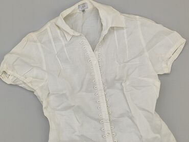 bluzki prążkowane krótki rękaw: Shirt, L (EU 40), condition - Good