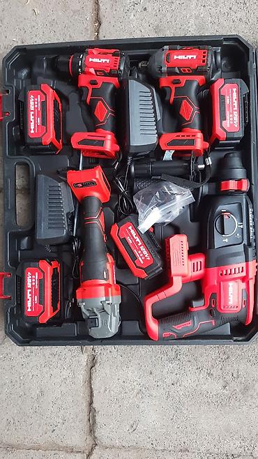 Наборы электроинструментов: Набор хильти 3×1. блгарка+гайковерт+шуруповерт+2 больших — 17