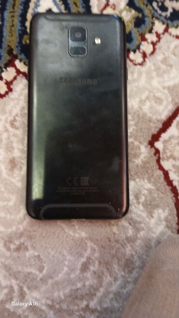 чайка 2 швейная машина: Samsung Galaxy A6, Колдонулган, 32 ГБ, түсү - Кара, 2 SIM