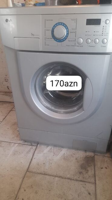 lavaş pişirme sacı: Paltaryuyan maşın LG, 5 kq, Avtomat, Qurutmasız, Kredit yoxdur