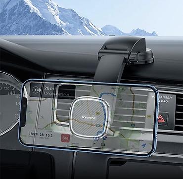 micro usb: Автомобильный держатель BOROFONE BH68 Center console, магнитный, на — 9