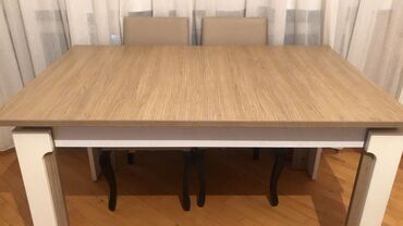 продаю айфон 6: Qonaq otağı üçün, İşlənmiş, Açılan, Kvadrat masa, 6 stul