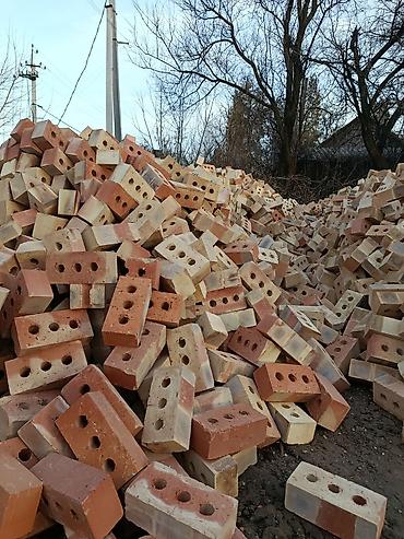 Пустотелый, дырчатый, Жженый кирпич, Полублок, 250×120×90 at lalafo.kg Пустотелый, дырчатый, Жженый кирпич, Полублок, 250×120×90
