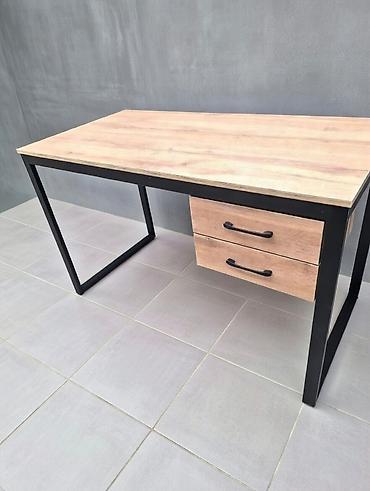 Компьютерные столы: Письменный/рабочий стол в современном стиле лофт. - Размеры: длина — 1