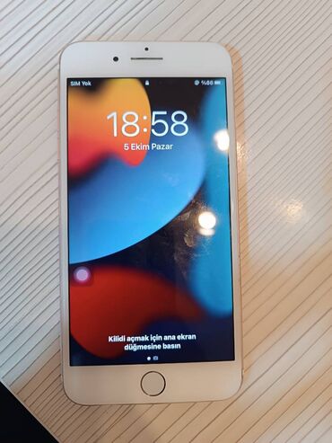 iphone ipad: IPhone 7 Plus, 32 GB, Ağ, Barmaq izi