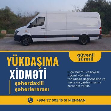 24 saat servis masin: Mercedes sprinter 2015 model. Uzunluq 4 metr yük daşima xidməti,yuk