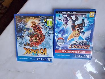 ps4 disk: Диски для PS4: Ratchet & Clank (русская версия) и Knack (русская — 2