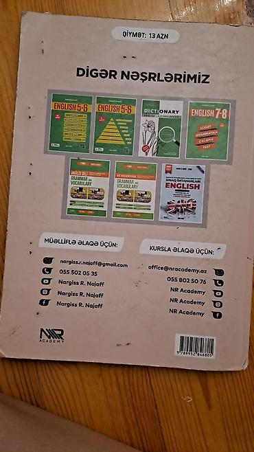 Testlər: Məhsul: “English 250 – Sınaq Toplusu” (Nərgiz R. Nəcəf, NR Academy) — 3
