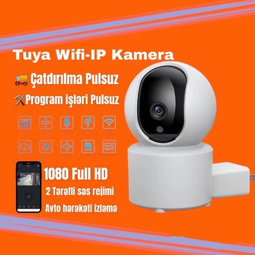 mini video camera: 👉Tuya kamera 1080Full HD 👉Tuya agıllı ev programı ilə idarə olunur
