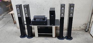 Musiqi mərkəzləri: 5.1 ev kinoteatrı akustika dəsti + AV resiver Komplekt: - 4 ədəd — 11