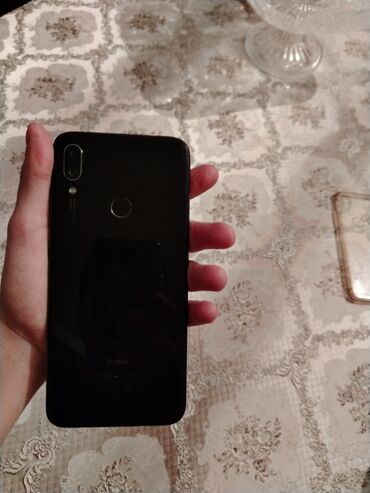 Xiaomi: Xiaomi Redmi Note 7, 64 ГБ, цвет - Черный, 
 Битый, Отпечаток пальца
