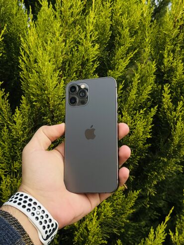 Apple iPhone: IPhone 12 Pro, 128 GB, Graphite, Simsiz şarj, Face ID — 1