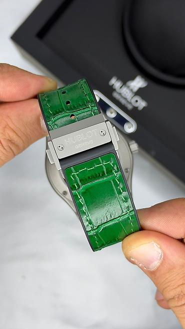 3d saatlar: Yeni, Qol saatı, Hublot, rəng - Yaşıl — 5