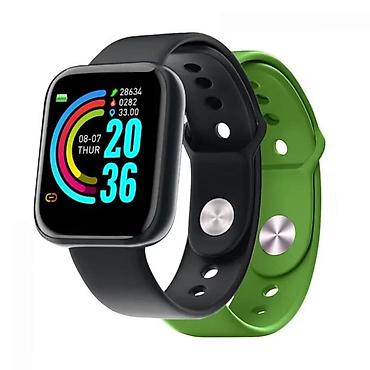 Smart satovi: Celly Trainerbeat pametni sat – sportski sat sa dve narukvice (crna i — 2
