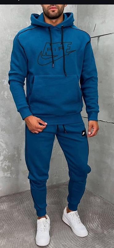 plava odela: Muške trenerke komplet deblji materijal M, L, XL, XXL veličine za — 1