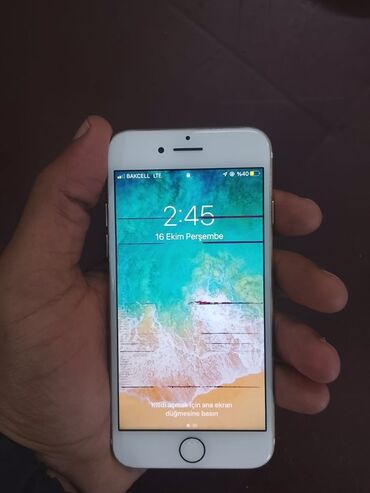 islenmis xaldenik: IPhone 7, 128 GB, Qızılı, Barmaq izi