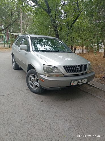 самая дорогая машина в кыргызстане: Lexus RX: 1999 г., 3 л, Автомат, Газ, Кроссовер