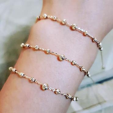 Ювелирные изделия: Браслет, Pandora, Желтое золото, 585 проба — 8