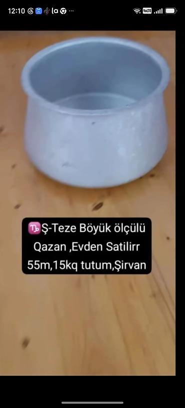 unitaz ve tulpan qiymetleri: Qazan, rəng - Gümüşü, Alüminium, 5-dən çox l — 1