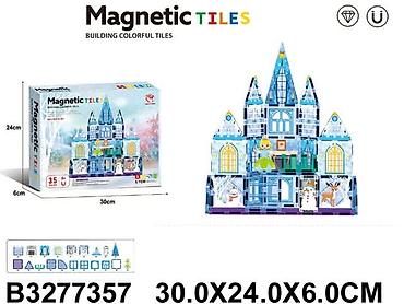 nike sabac: Magnetic Tiles – set magnetnih pločica za izgradnju ledenog zamka - — 1