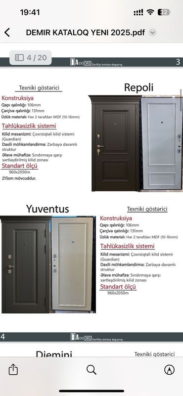 Giriş qapıları: Mənzil üçün Yeni Giriş qapısı 90x205 sm Zamok ilə, Zəmanətli, Pulsuz quraşdırma, Pulsuz çatdırılma — 18