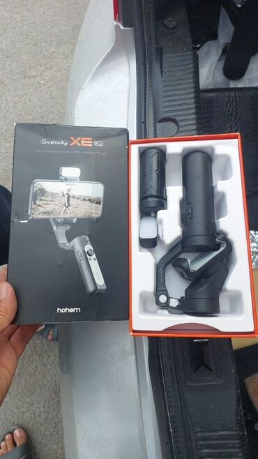 joystic: Hohem iSteady XE Kit – smartfon üçün 3 oxlu stabilizator və LED işıq