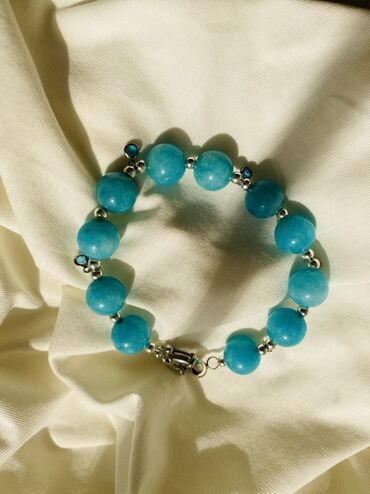 Bijuteriya dəstləri: Qadın bijuteriyası – təbii daşlı qolbaqlar və boyunbağılar seti - — 12