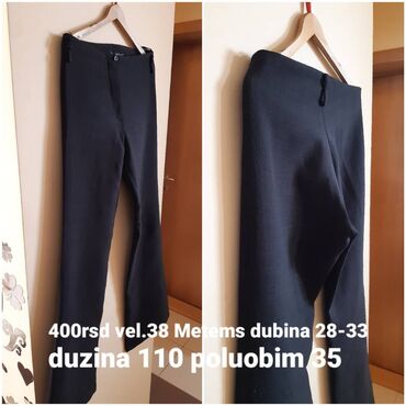 Pantalone: S (EU 36), Ravne nogavice — 3