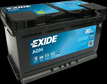 xs gold: Exide, 80 ah, Orijinal, Fransa, Yeni — 1