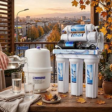 Система очистки воды «Reverse Osmosis System» с накопительным баком