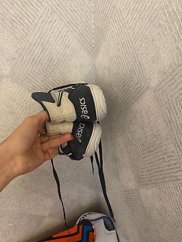 Детская обувь: ASICS idman ayaqqabısı - Brend: ASICS - Rəng: tünd göy – ağ detallar - — 4