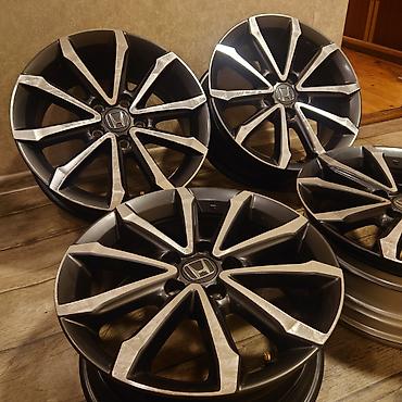Диски: Литые Диски R 17 Honda, Комплект, отверстий - 5, Б/у — 7