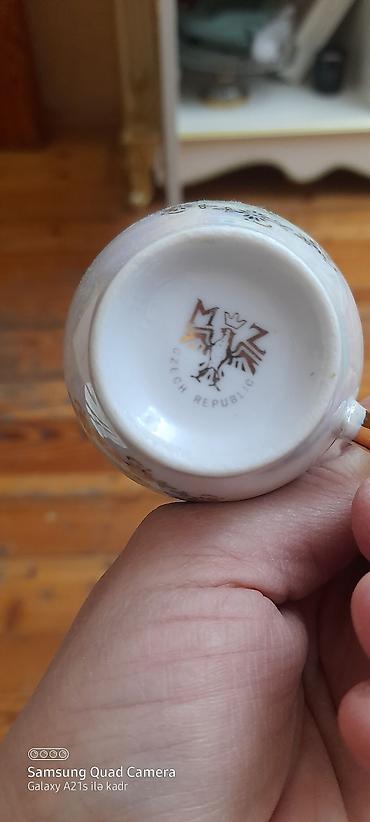 mis samovar satilir: Çay dəsti, rəng - Ağ, Farfor, 6 nəfərlik, Çexiya — 2