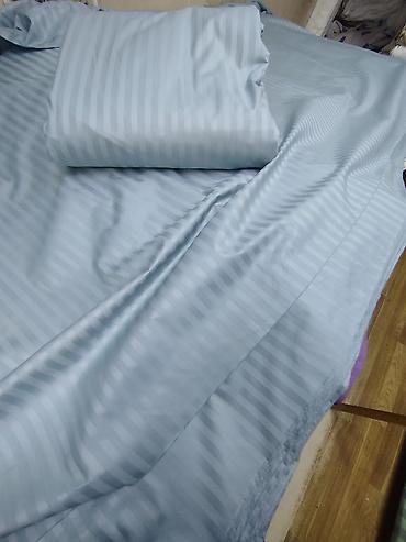 Комплекты постельного белья: Постельное бельё из сатина-жаккарда (страйп-сатин) - Материал — 4