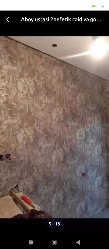 Malyar işləri: Divar kağızları ustası Aboy ustası malyar ustası paduqa ustası cəld və — 13