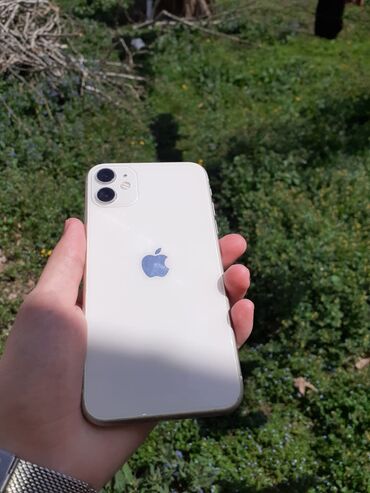 iphone 11 azerbaycan fiyatı: IPhone 11, 64 GB, Ağ, Barmaq izi, Face ID, Sənədlərlə