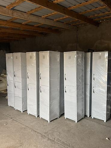 ev ucun mebel dolab: Metall şkaf – paltar və əşya dolabı - Material: qalın metall — 2