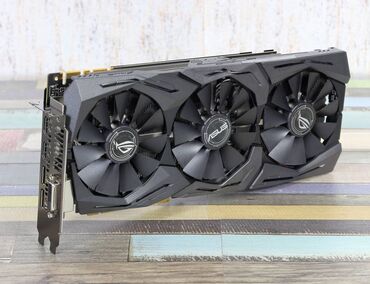 Видеокарты: Видеокарта, Б/у, Asus, GeForce GTX, 8 ГБ, Для ПК