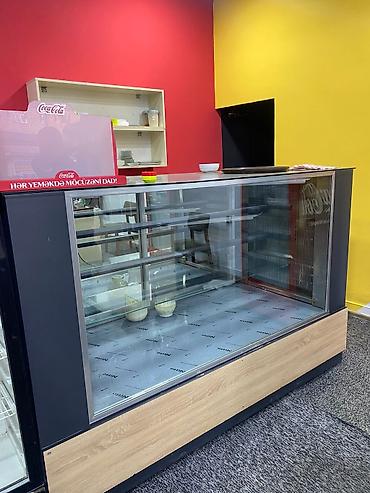 Холодильное оборудование: Restoran ücün kabab vitrini Firma STATİK Uzunu 2m hun 135.eni 90 — 1