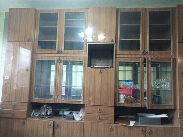 Гарнитуры для зала: Гарнитур для зала, Б/у, Шкаф, МДФ, Самовывоз