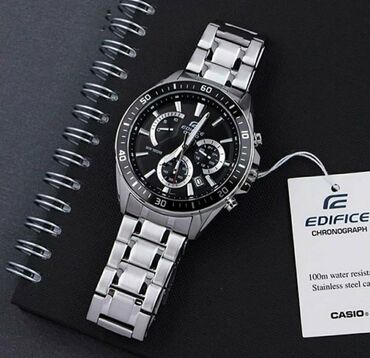 мужские часы casio цена бишкек: Edifice, EFR552D ___ Функции : секундомер, дата, 24 формат времени